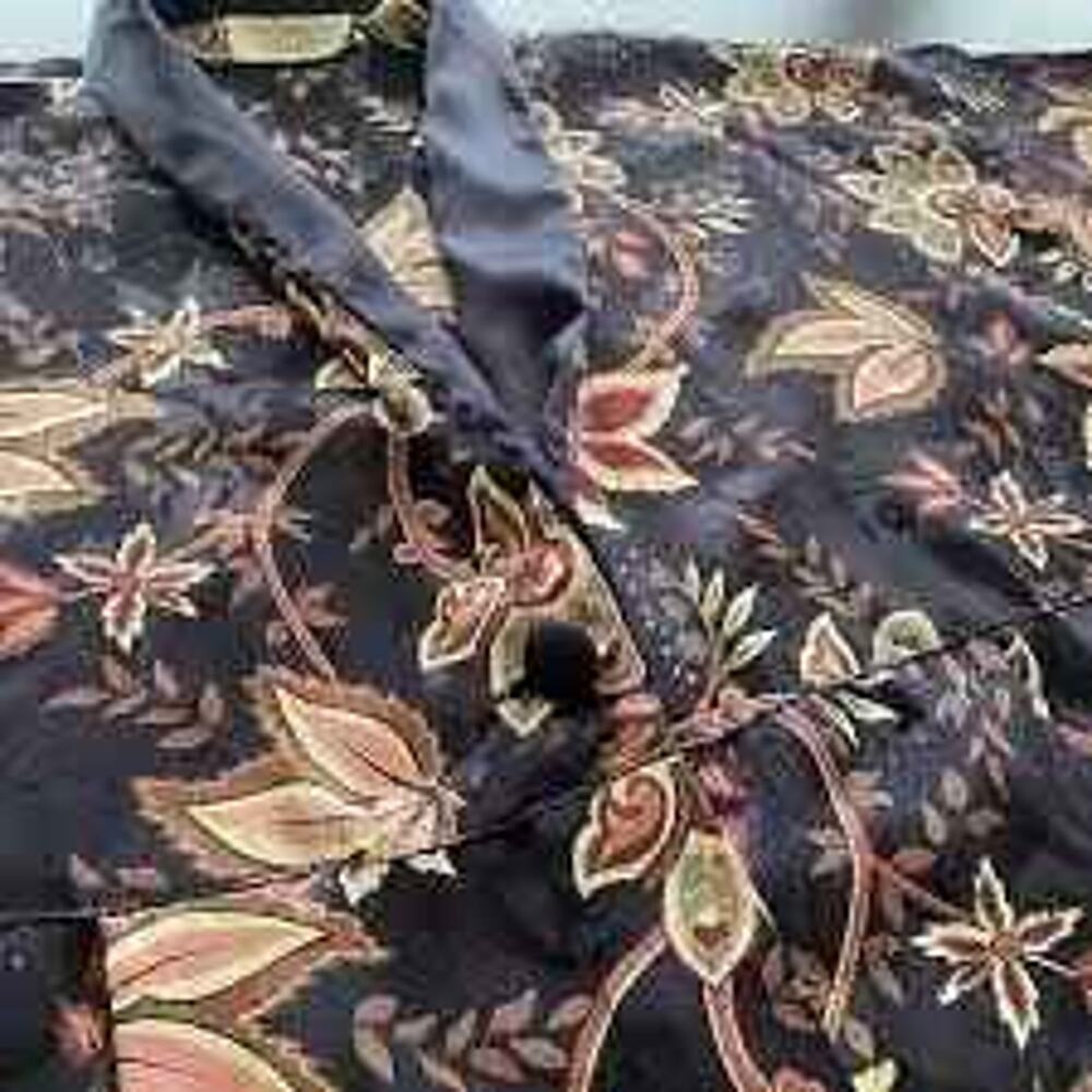 Victoria’s Secret Gold Label Floral Satin Kimono Robe OS